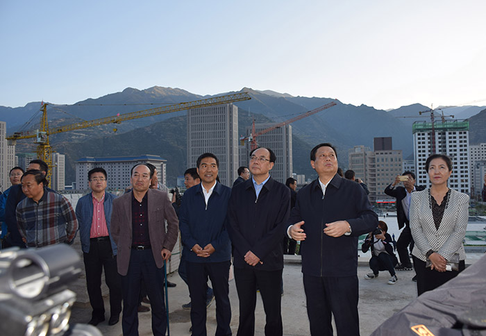 全國、省市政協(xié)委員體驗蘭渝鐵路、視察階州廣場