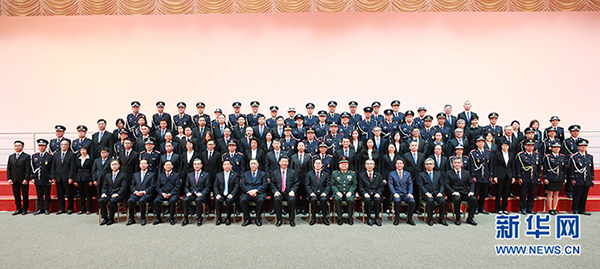 習(xí)近平會見澳門特別行政區(qū)紀(jì)律部隊代表